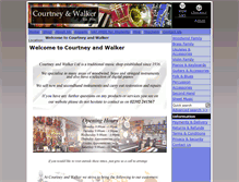 Tablet Screenshot of courtneyandwalker.co.uk